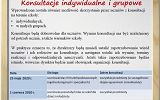 konsultacje indywidualne i grupowe