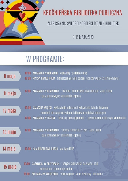 XVII Ogólnopolski Tydzień Bibliotek – „Zasmakuj w bibliotece” w Krośnieńskiej Bibliotece Publicznej - zdjęcie w treści