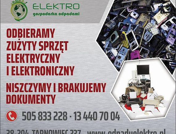 Grafika - odbiór elektrośmieci