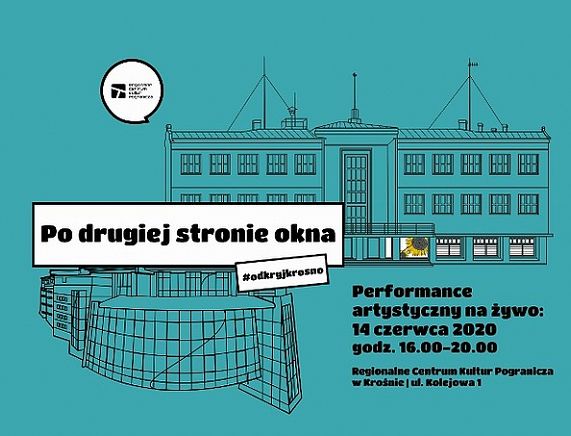 Grafika - Po drugiej stronie okna. Performance w ramach czerwcowych weekendów #odkryjkrosno