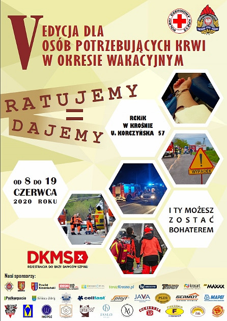 Wystartowała akcja RATUJEMY=DAJEMY! Doroczna zbiórka krwi będzie, choć trochę inaczej w tym roku - zdjęcie w treści 
