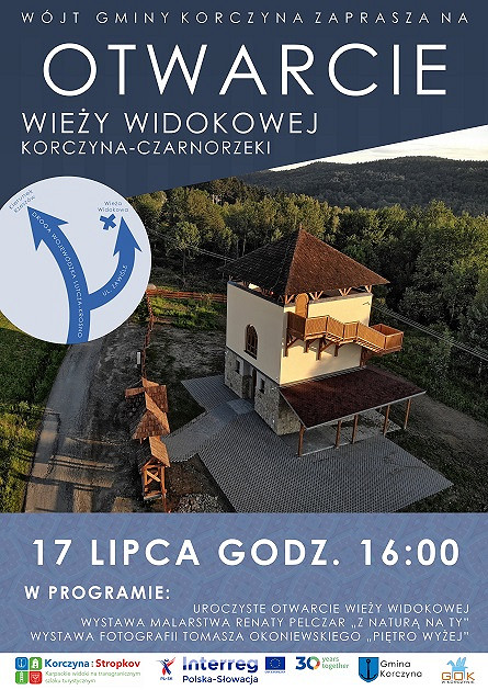 Otwarcie wieży widokowej Korczyna - Czarnorzeki - zdjęcie w treści 