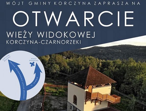 Plakat Otwarcie wieży widokowej