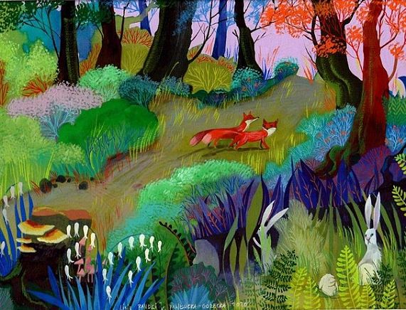 Wystawa - Świat roślin i dzikich zwierząt na ilustracjach Kamili Pawłuckiej-Góreckiej w Wieży Farnej