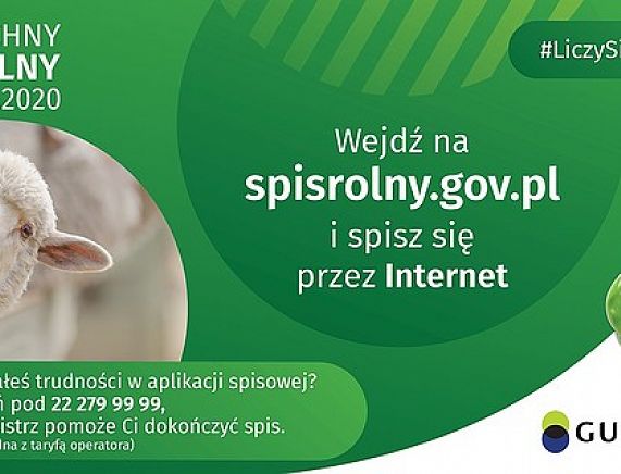 Banner Powszechny Spis Rolny 2020