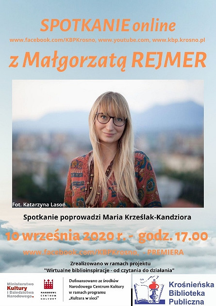 Małgorzata Rejmer – spotkanie online… - zdjęcie w treści