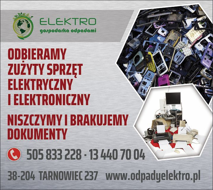 W najbliższą sobotę (8.08) zbiórka elektrośmieci - zdjęcie w treści