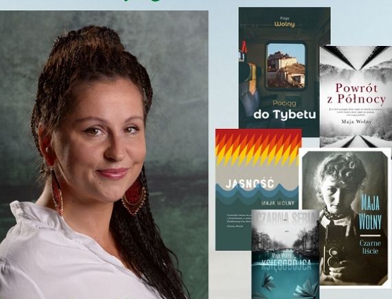 Plakat Spotkania online z Mają Wolny