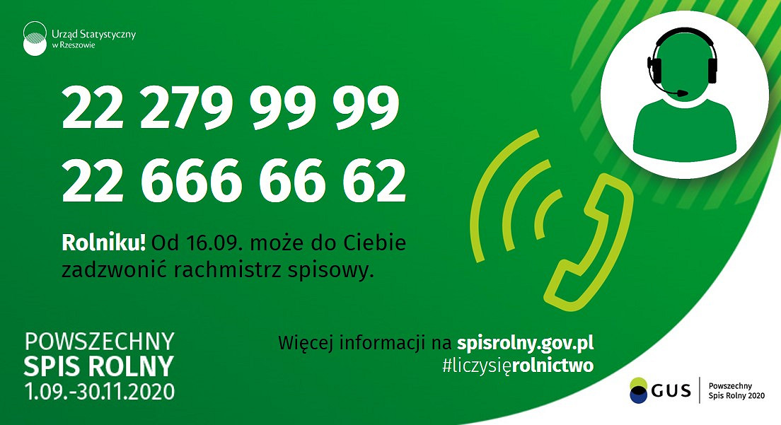 Rachmistrzowie spisowi rozpoczęli wywiady telefoniczne w Powszechnym Spisie Rolnym 2020 - zdjęcie w treści