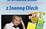 Plakat - Spotkanie online z Joanną Olech