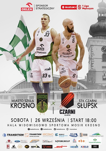 Mecz inauguracyjny Suzuki 1 Liga Mężczyzn Miasto Szkła Krosno - Grupa Sierleccy-Czarni Słupsk - zdjęcie w treści