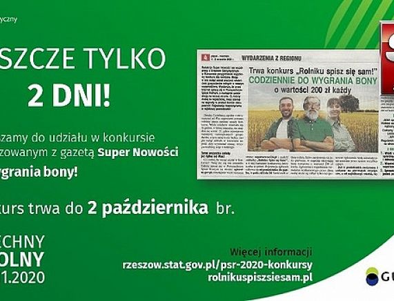 Grafika - Spis Rolny 2020 - konkursy