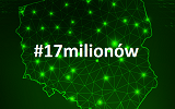 Grafika promująca akcję #17milionów dla osób z MPD