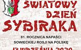 Plakat - Dzień Sybiraka 2020