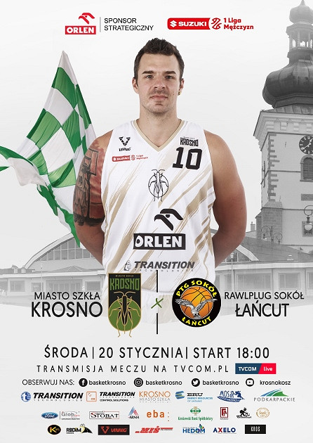 DERBY! Miasto Szkła Krosno - Rawlplug Sokół Łańcut - zdjęcie w treści 