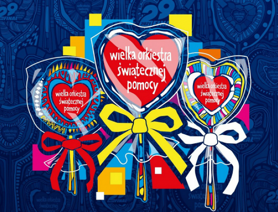 Grafika - logotyp Wielkiej Orkiestry Świątecznej Pomocy