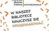 Plakat - zajęcia programowania w bibliotece