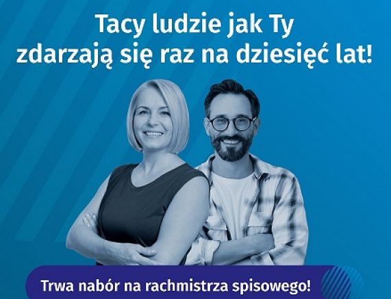 Plakat - nabór na rachmistrzów spisowych - Narodowy Spis Powszchny Ludności i Mieszkań 202
