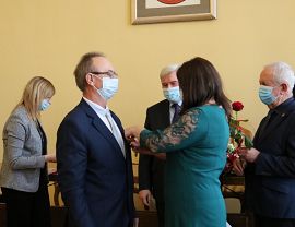 Uroczystość wręczenia Medali za Wieloetnią Służbę