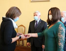 Uroczystość wręczenia Medali za Wieloetnią Służbę