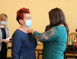 Uroczystość wręczenia Medali za Wieloetnią Służbę