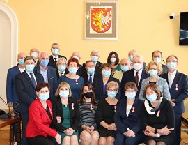 Uroczystość wręczenia Medali za Wieloetnią Służbę