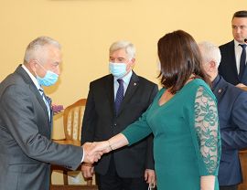 Uroczystość wręczenia Medali za Wieloetnią Służbę