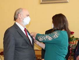 Uroczystość wręczenia Medali za Wieloetnią Służbę