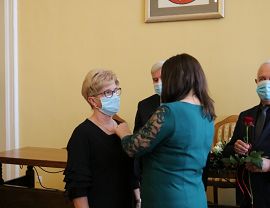 Uroczystość wręczenia Medali za Wieloetnią Służbę