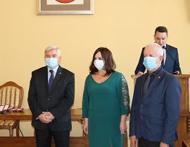 Uroczystość wręczenia Medali za Wieloetnią Służbę