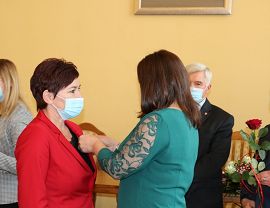 Uroczystość wręczenia Medali za Wieloetnią Służbę