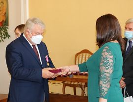 Uroczystość wręczenia Medali za Wieloetnią Służbę