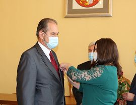 Uroczystość wręczenia Medali za Wieloetnią Służbę