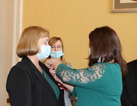 Uroczystość wręczenia Medali za Wieloetnią Służbę