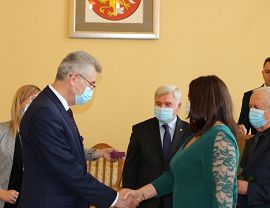 Uroczystość wręczenia Medali za Wieloetnią Służbę