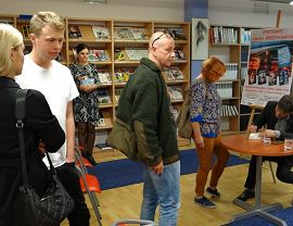 Igor Brejdygant na spotkaniu autorskim w KBP