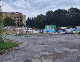 Rozbiórka starego budynku przedszkola