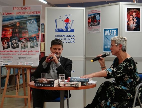 Igor Brejdygant na spotkaniu autorskim w KBP