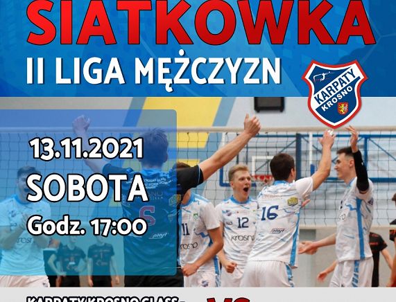 Plakat meczu siatkówki