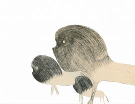 Grafika wystawy - Nie zasypiam bez zaśnięcia  - Gabrieli Cichowskiej