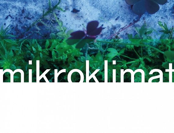 Plakat wystawy mikroklimat