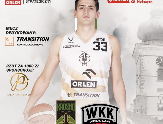 Plakat meczu koszykówki