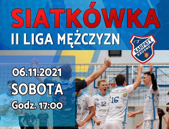 Plakat meczu siatkówki 6.11