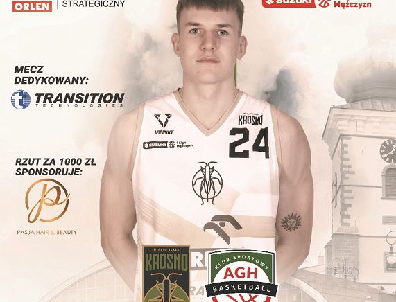 Plakat meczu koszykówki