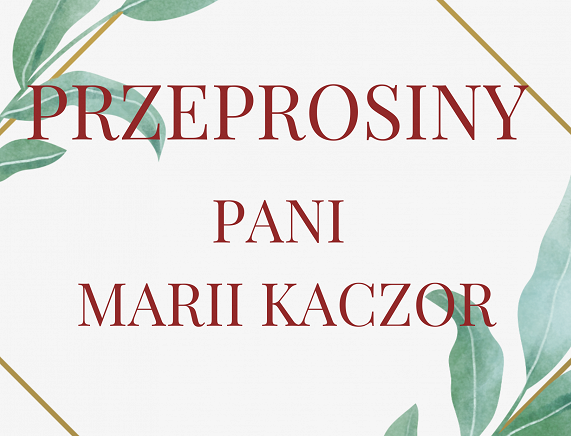 Grafika - przeprosiny