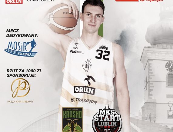 Plakat meczu koszykówki