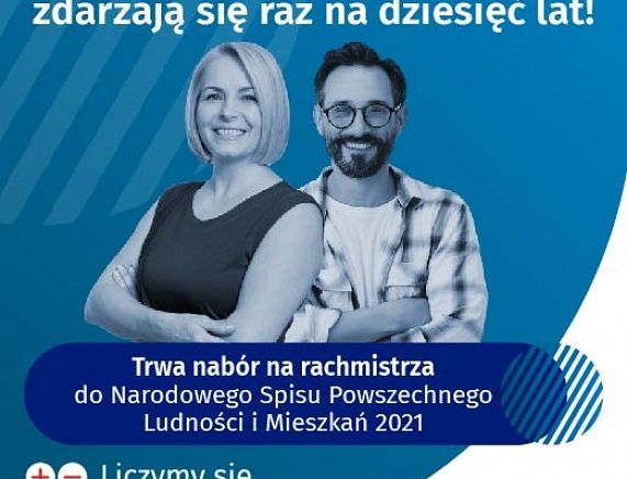 Plakat Nabór na rachmistrza - NSP2021