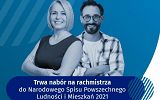 Plakat Nabór na rachmistrza - NSP2021