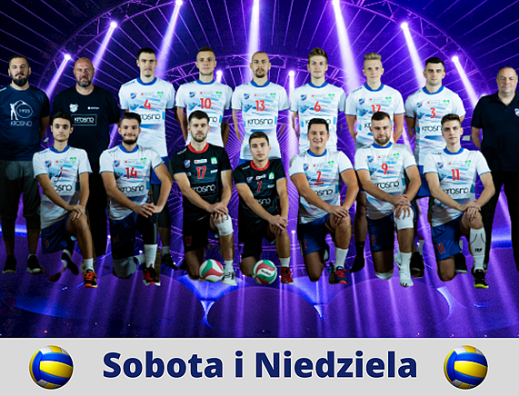 Plakat meczu siatkówki