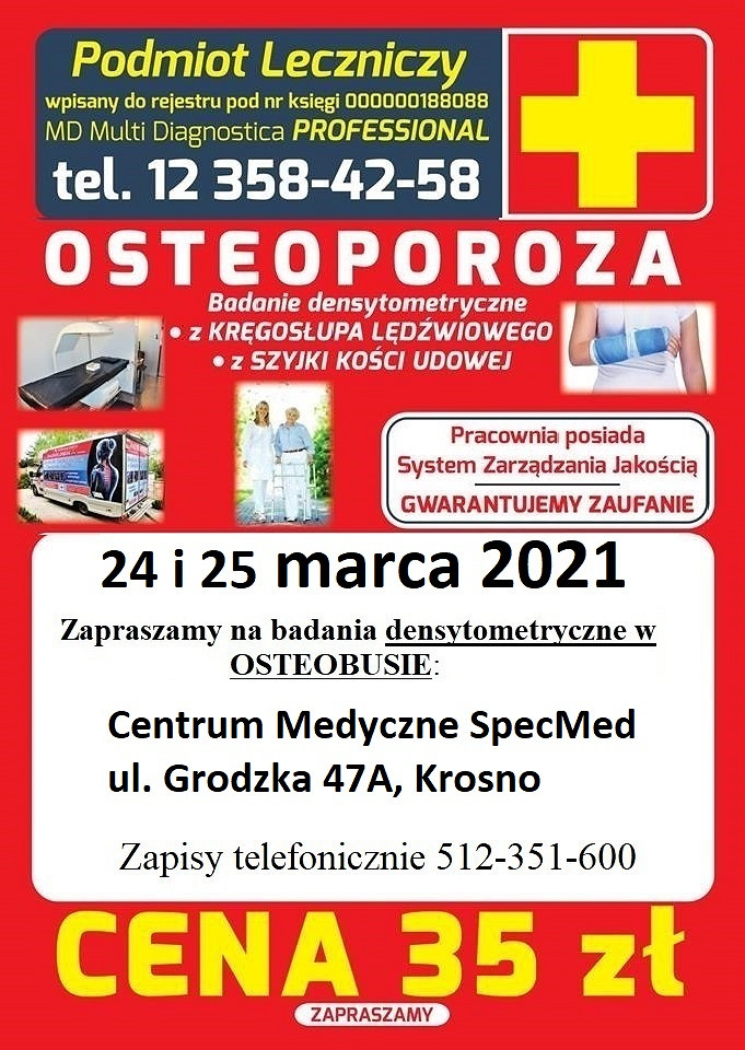 Zbadaj stan swoich kości w “osteobusie” - zdjęcie w treści